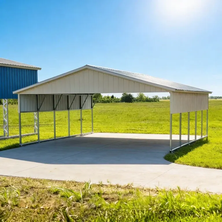 Journeyman Well Covered 2+ Car Carport by Metal America